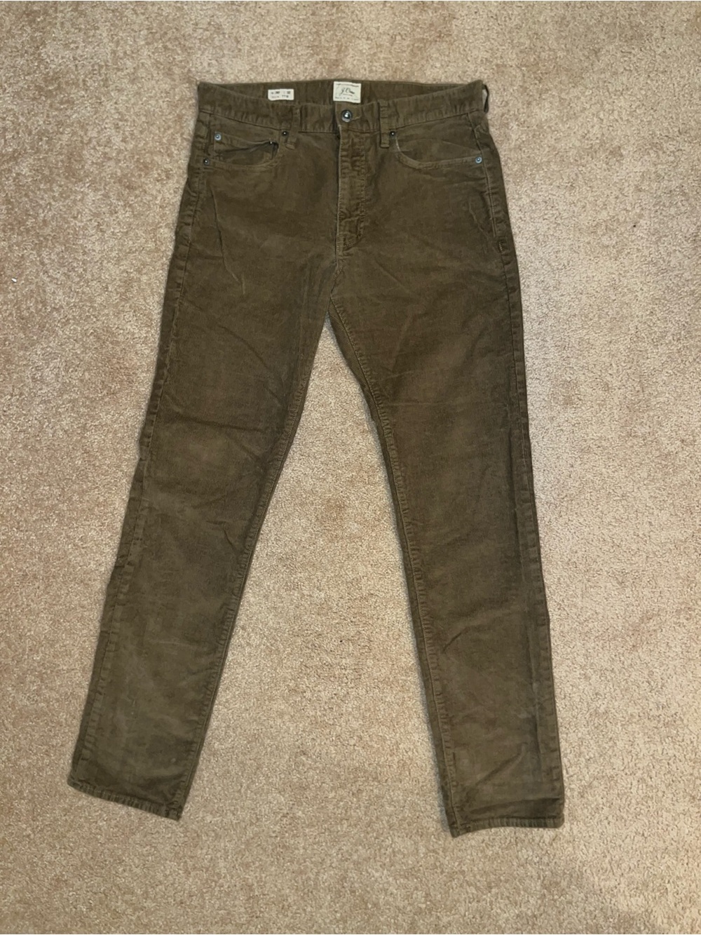 J Crew 770 men’s corduroy slim stretch pants 30x32